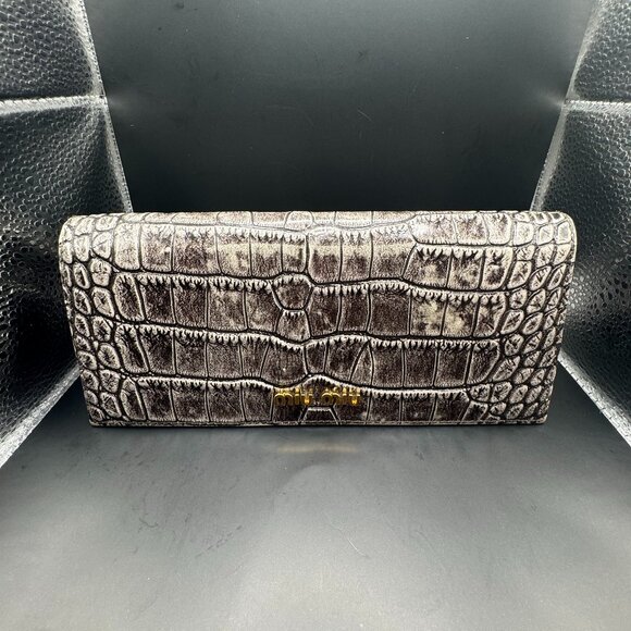 Miu Miu Bifold Long Wallet - Crocodile pattern - Picture 1 of 7